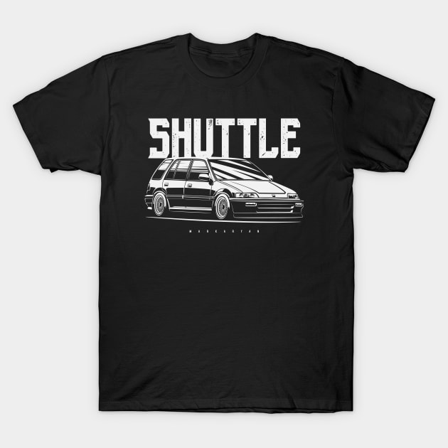 Civic Shuttle T-Shirt by Markaryan